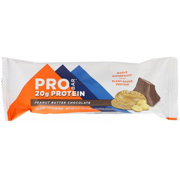 Comprar ProBar, Barra de Proteína, Chocolate com Manteiga de Amendoim, 12 Barras, 70 g (2,47 oz) Cada - Imagem 4