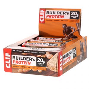 Comprar Clif Bar, Barra de Proteína Builder's, Manteiga de Amendoim Crocante, 12 Barras, 68 g Cada