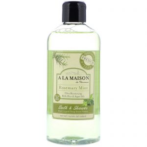 Comprar A La Maison de Provence, Sabonete para Banheira e Chuveiro, Hortelã com Alecrim, 16,9 oz (500 ml)
