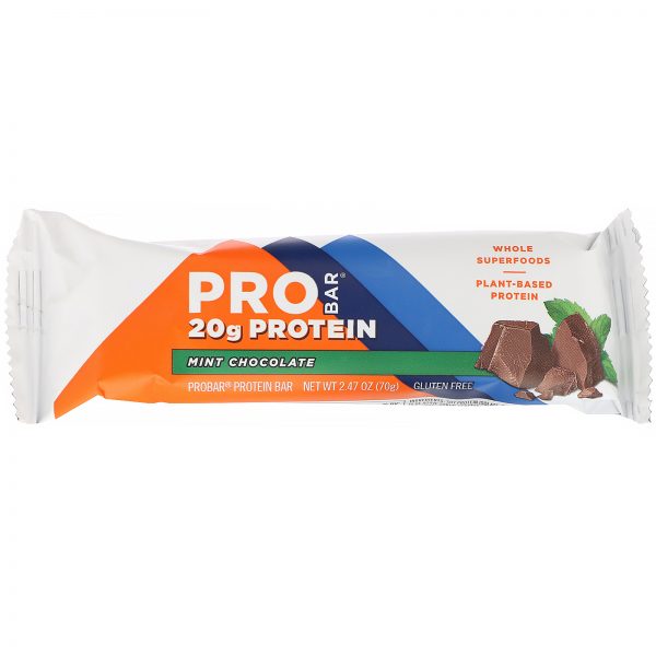 Comprar ProBar, Protein Bar, Mint Chocolate, 12 Bars, 2.47 oz (70 g) Each - Imagem 4