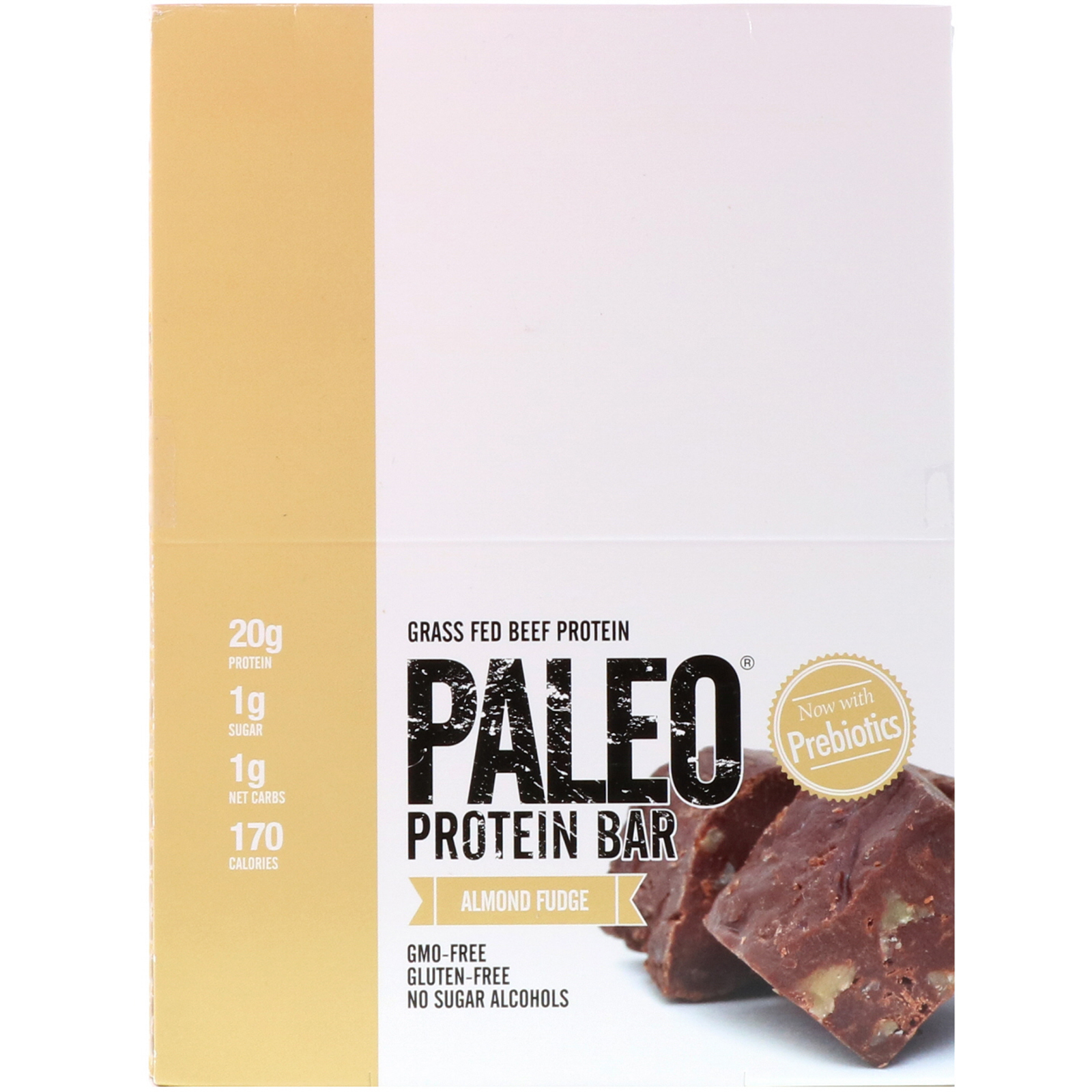 Comprar Julian Bakery, PALEO Protein Bar, Almond Fudge, 12 Bars, 2.0 oz (56.3 g) Each - Imagem 2