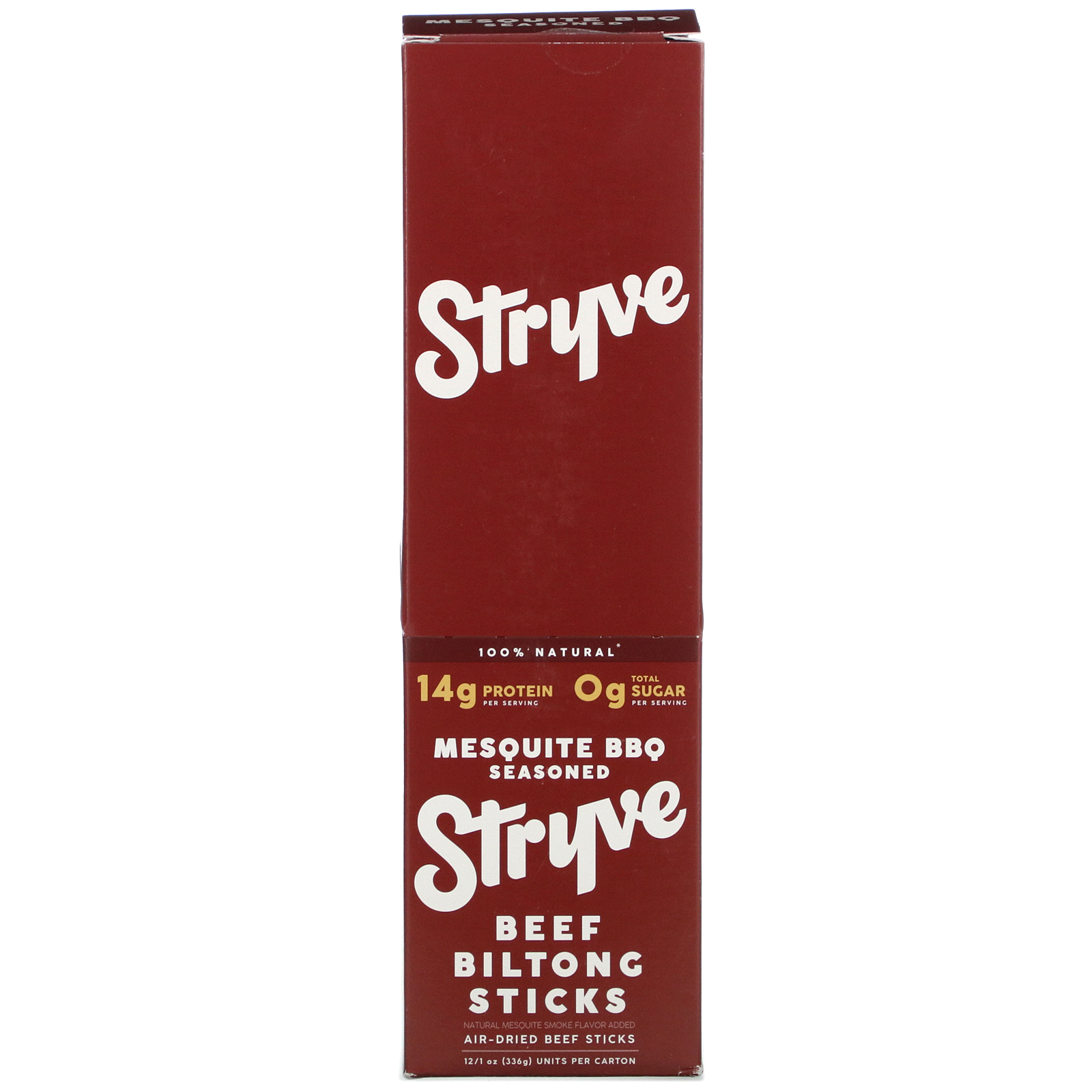 Comprar Stryve Foods, Beef Biltong Sticks, Mesquite BBQ, 12 Sticks, 1 oz (28 g) Each - Imagem 3
