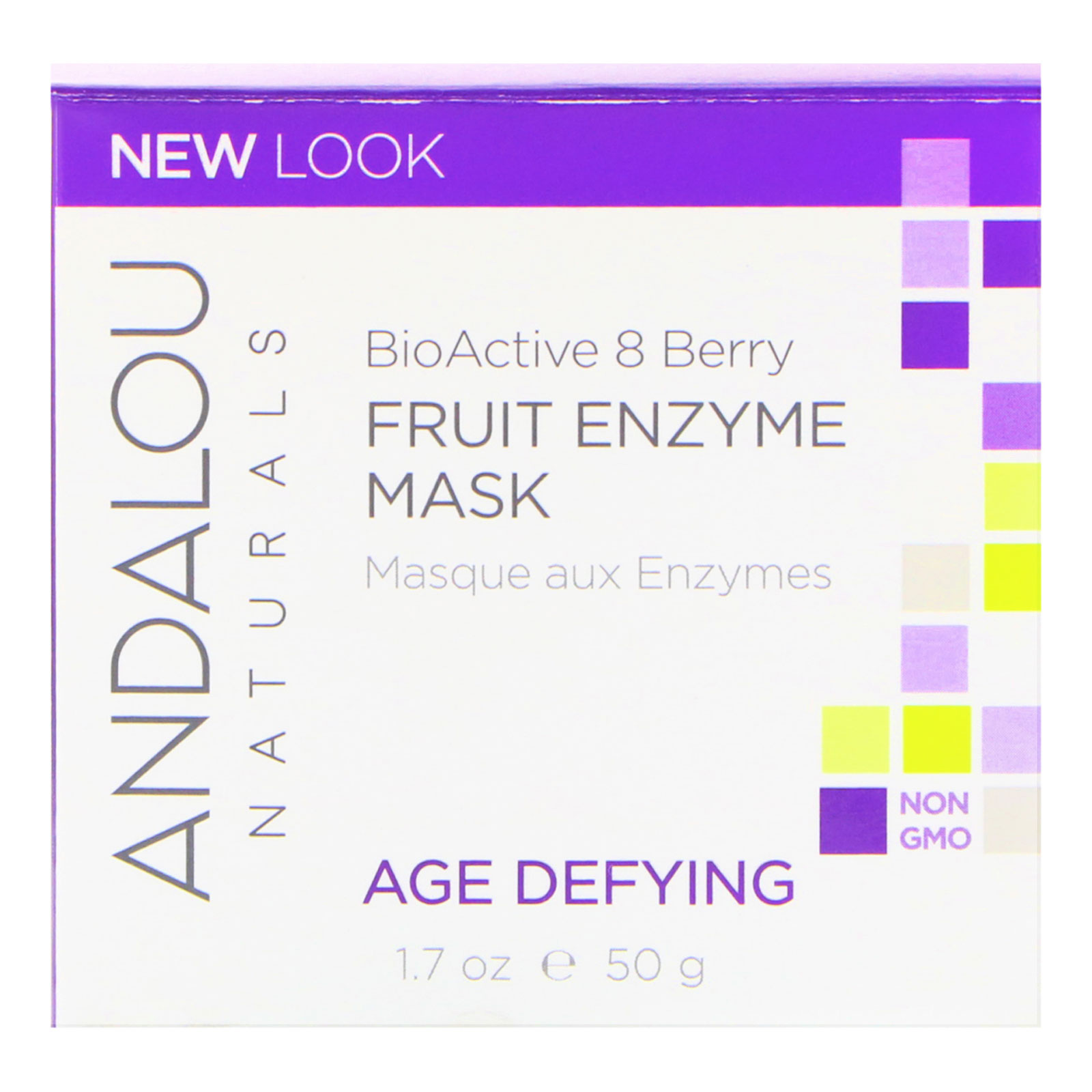 Comprar Andalou Naturals, Fruit Enzyme Mask, BioActive 8 Berry, Age Defying, 50 g (1,7 oz)