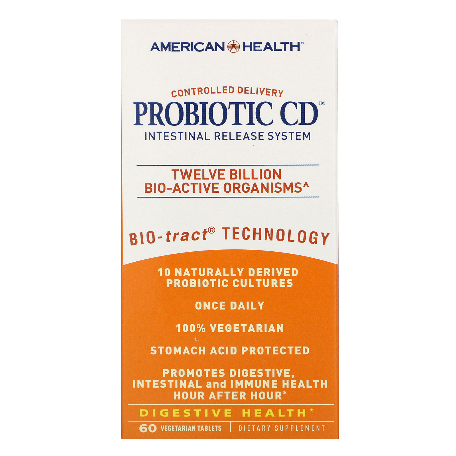 Comprar American Health, Probiotic CD, Intestinal Release System, 60 Vegetarian Tablets