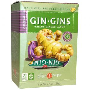 Comprar Ginger People Gin-Gins, Bombom (Doce) de Gengibre Mastigável - 128 g (4,5 oz)