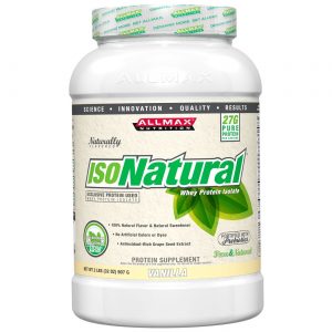 Comprar AllMax Nutrition, Isonatural™ Proteína Whey Isolada - Sabor Baunilha - 907g (32 oz)