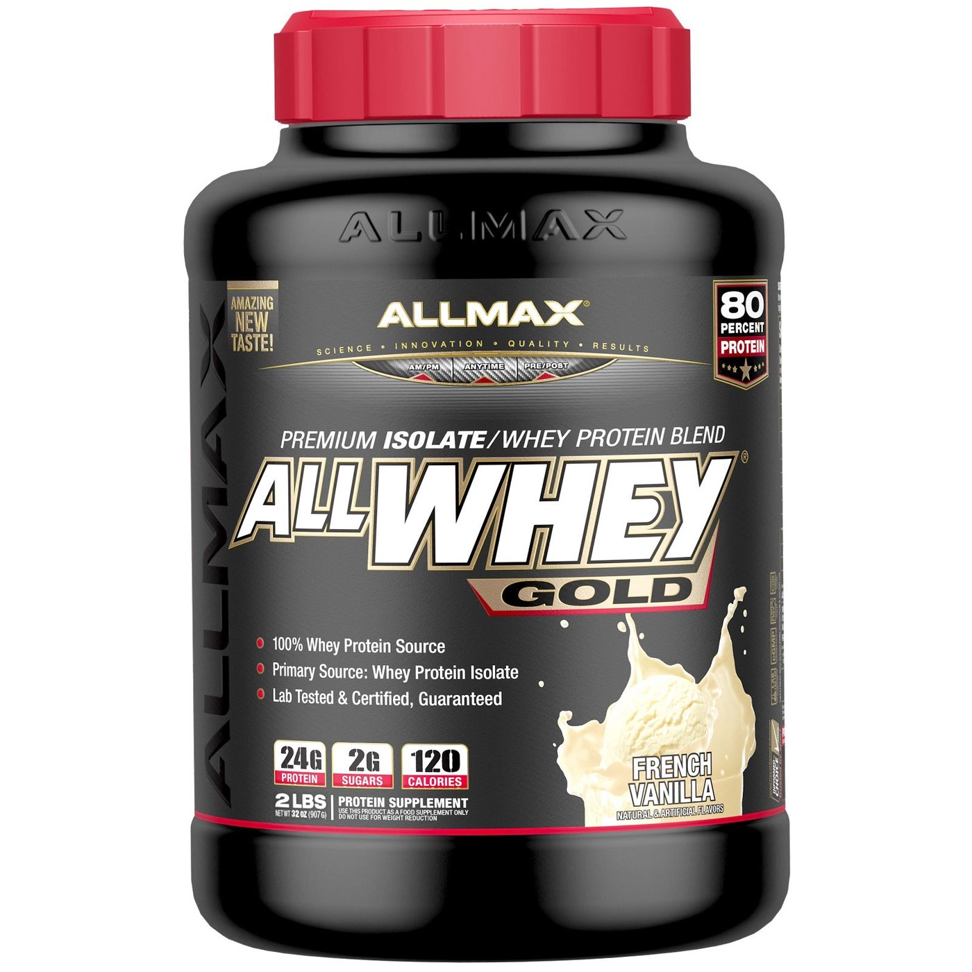 Comprar AllMax Nutrition Allwhey Gold, Baunilha francesa - 32 oz