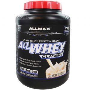 Comprar AllMax Nutrition Classic AllWhey, Baunilha - 80 oz