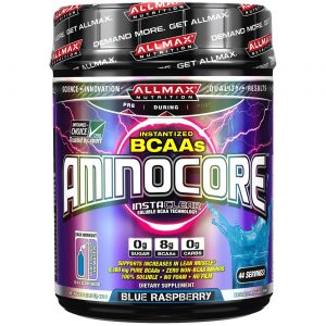 Comprar AllMax Nutrition Instantized BCAA Aminocore, Framboesa azul - 16.3 oz