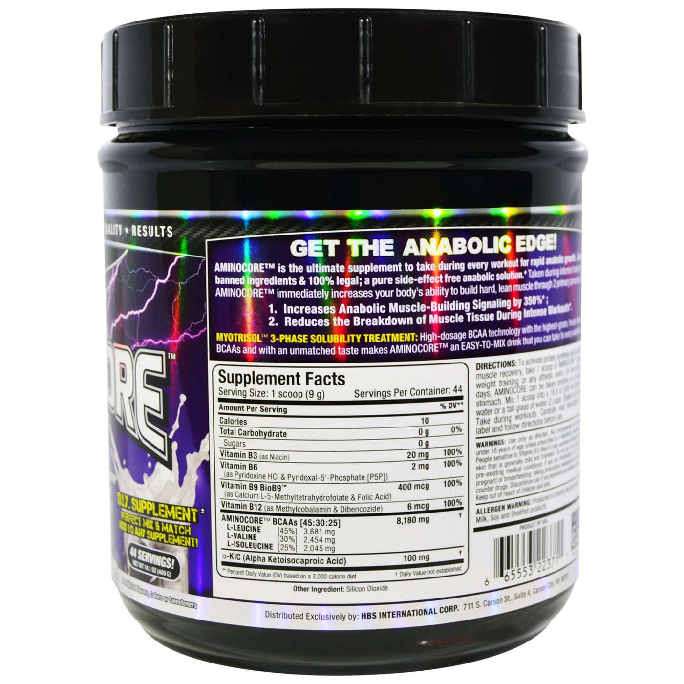 Comprar AllMax Nutrition Instantized BCAA Aminocore, Sem sabor - 13.1 oz - Imagem 2