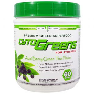Comprar NovaForme CytoGreens, Chá Verde Acai Berry - 18.9 oz