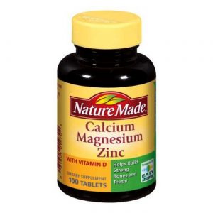 Comprar Nature Made, Cálcio Magnésio Zinco - 100 Tabletes