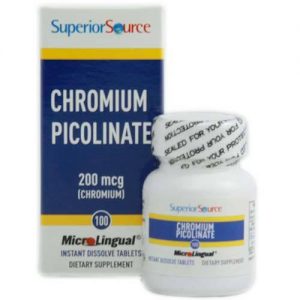 Comprar Superior Source, Picolinato de crômio - 200 mcg - 100 Comprimidos