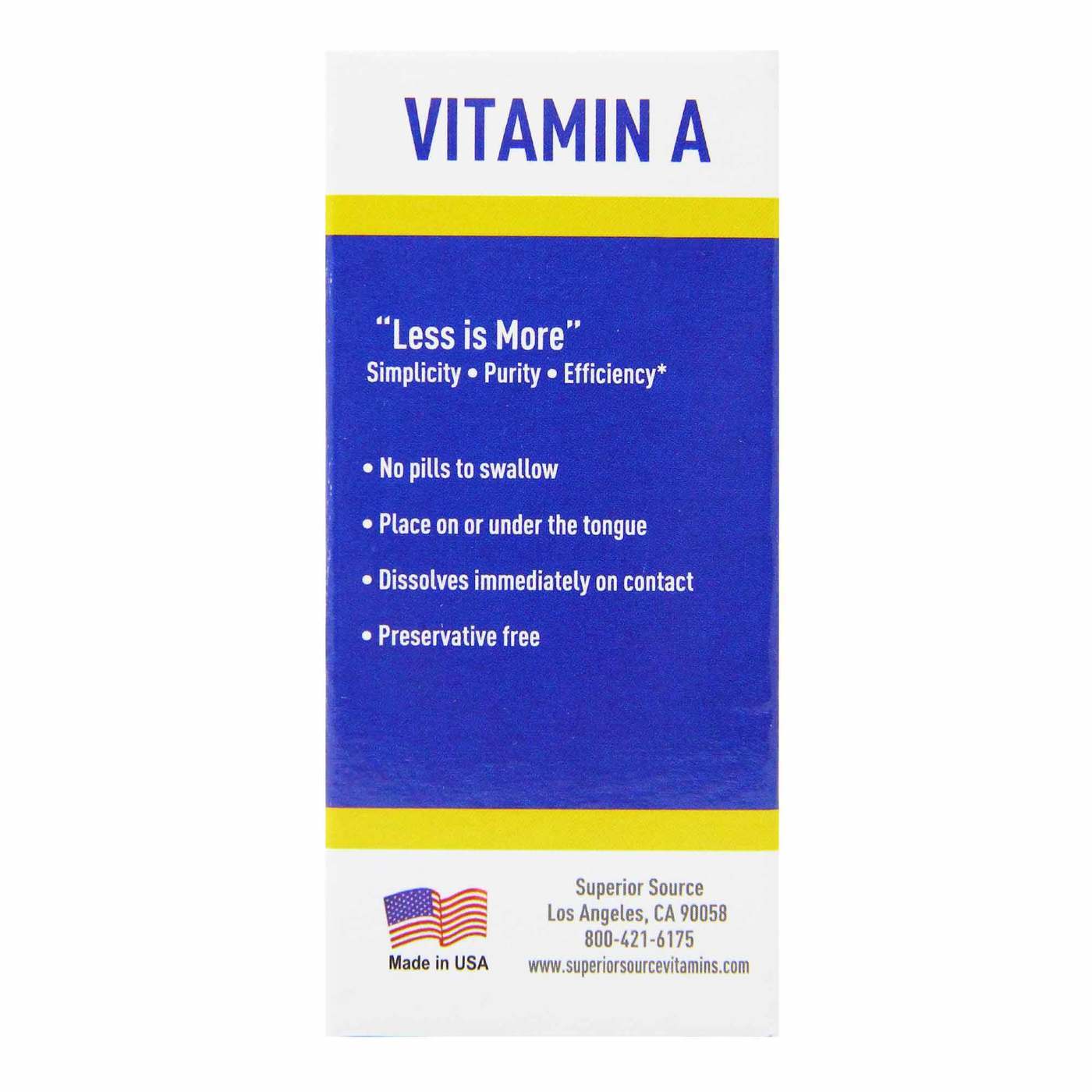 Comprar Superior Source, Vitamina A 10,000 IU - 100 Tabletes - Imagem 2