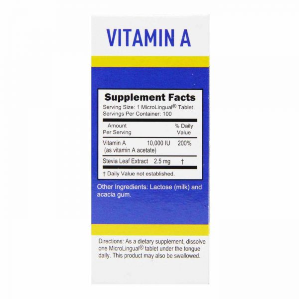 Comprar Superior Source, Vitamina A 10,000 IU - 100 Tabletes - Imagem 4