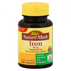 Comprar Nature Made, Ferro 65 mg - 180 Tabletes