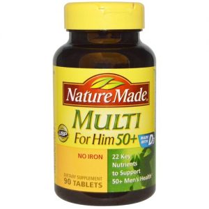 Comprar Nature Made, Multi para Eles 50+ - 90 Tabletes