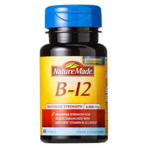 Comprar Nature Made, Vitamina B-12 Máxima Força 5000 mg - 60 Cápsulas em Gel