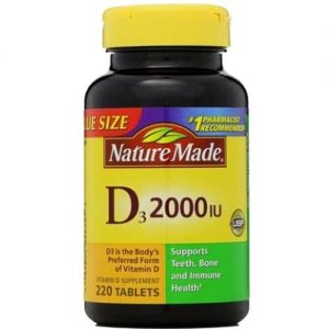 Comprar Nature Made Vitamina D3 - 2,000 IU - 220 Tabletes