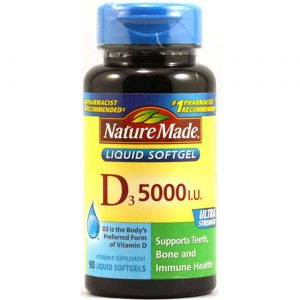 Comprar Nature Made Vitamina D3 - 5,000 IU - 90 Liquid Cápsulas em Gel