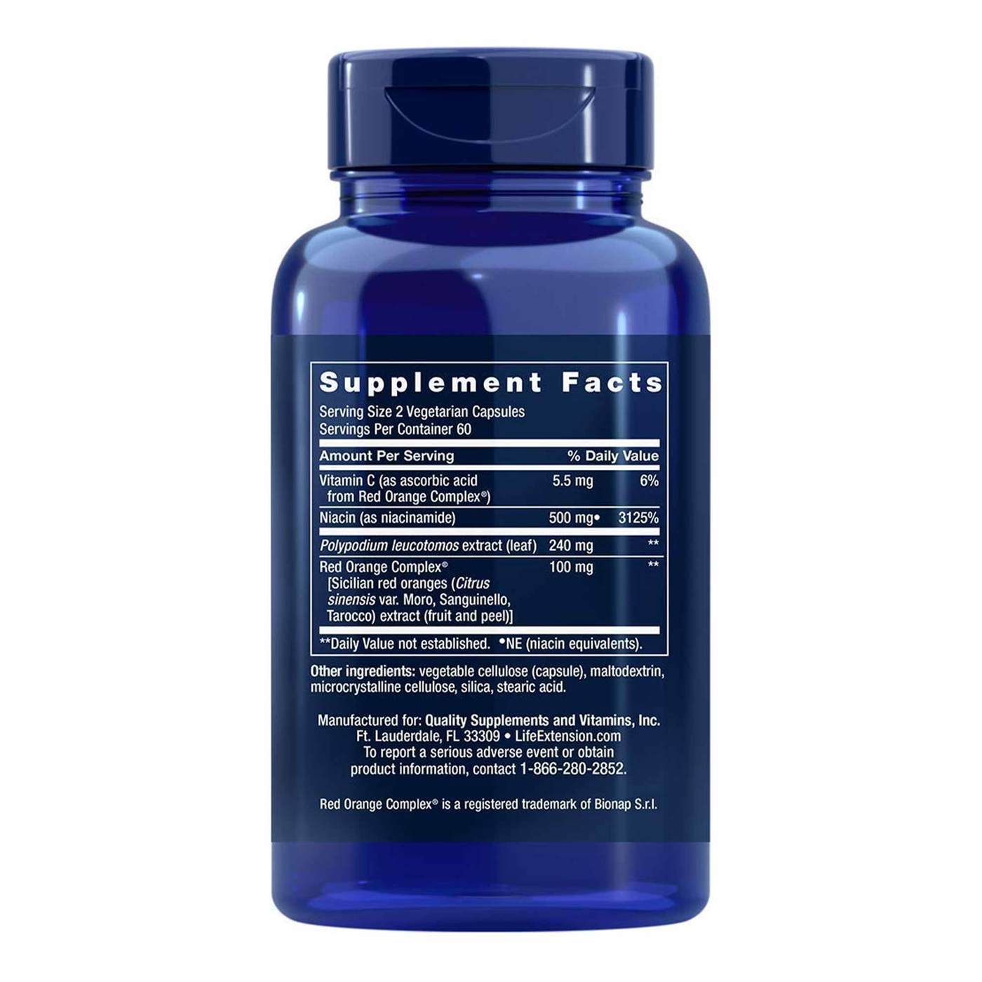 Comprar Life Extension, Shade Factor - Suporte Oral para a Saúde da Pele - 120 Cápsulas Vegetarianas - Imagem 3
