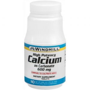 Comprar Windmill Health Products, Alta Potência de Cálcio Carbonate 600 mg - 60 comprimidos
