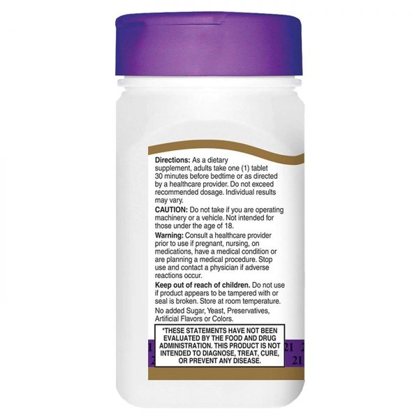 Comprar 21st Century Melatonina - 3 mg - 90 Tabletes - Imagem 4