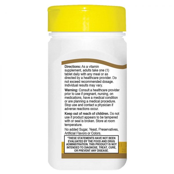 Comprar 21st Century, Niacina 100 mg - 110 Tabletes - Imagem 4