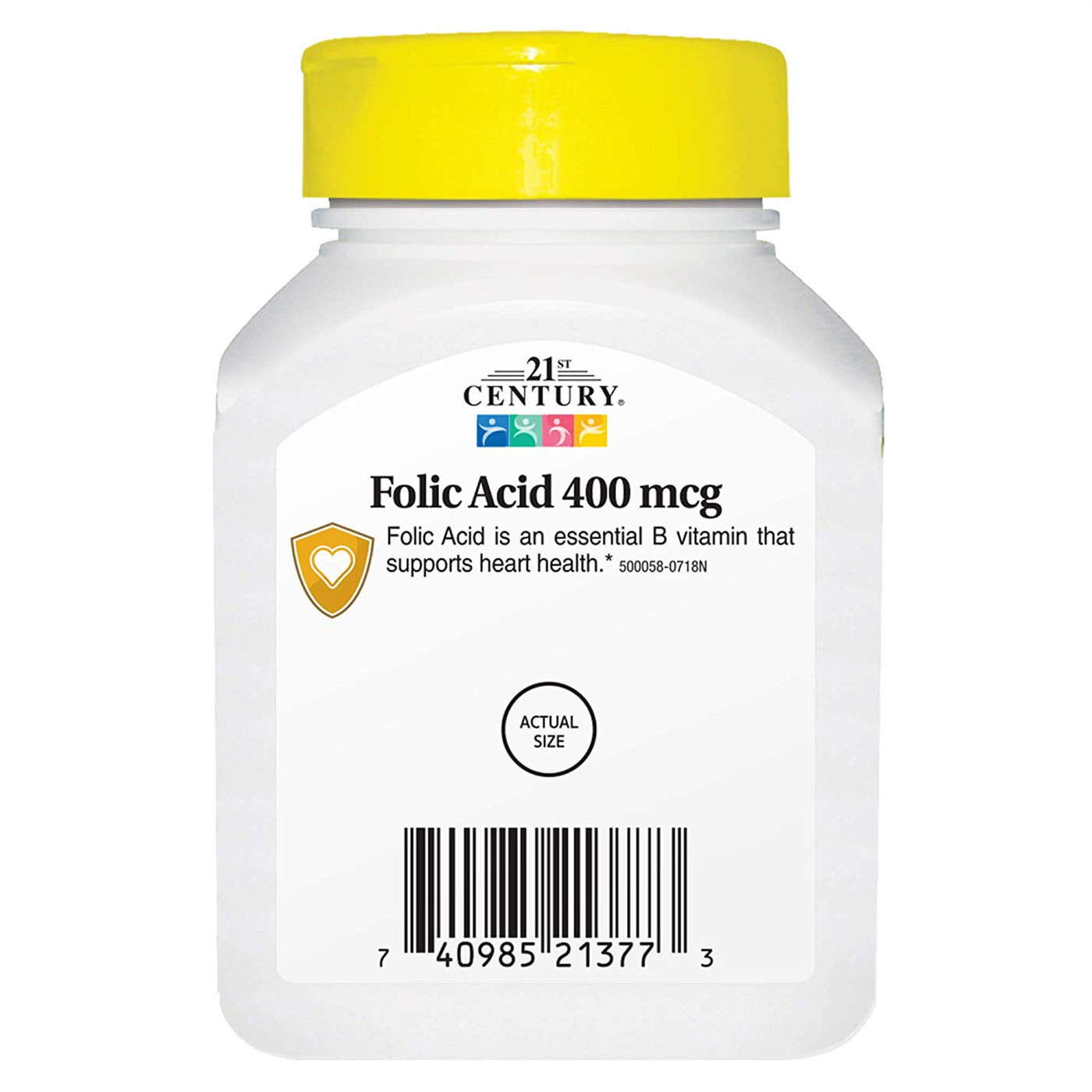 Comprar 21st Century, Ácido Fólico - 400 mcg - 250 Tabletes - Imagem 3