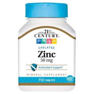 Comprar 21st Century Zinco Quelatado - 50 mg - 110 comprimidos