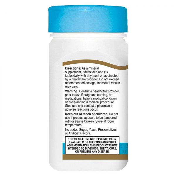 Comprar 21st Century Zinco Quelatado - 50 mg - 110 comprimidos - Imagem 4