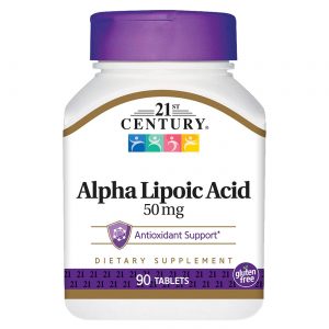 Comprar 21st Century, Ácido Alfa Lipóico 50 mg - 90 Tabletes