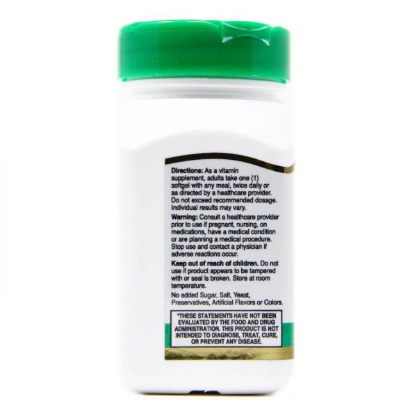 Comprar 21st Century, Vitamina E Natural 400 UI - 110 Cápsulas em Gel - Imagem 4