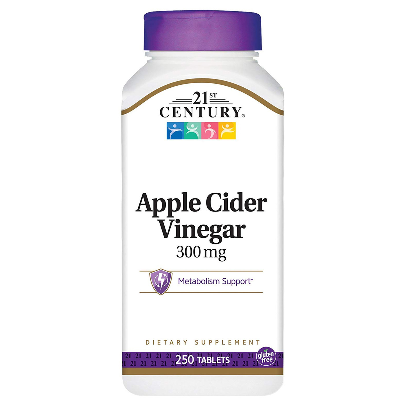 Comprar 21st Century, Vinagre de Cidra de Maçã - 300 mg - 250 Tabletes