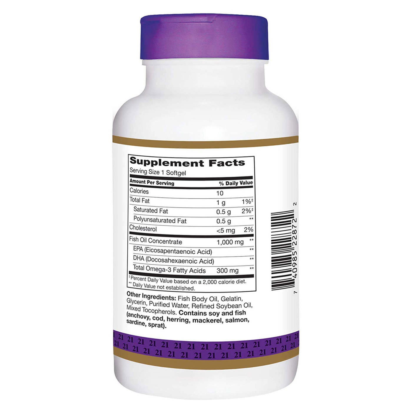Comprar 21st Century, Óleo de Peixe - 1,000 mg - 120 Cápsulas em Gel - Imagem 2