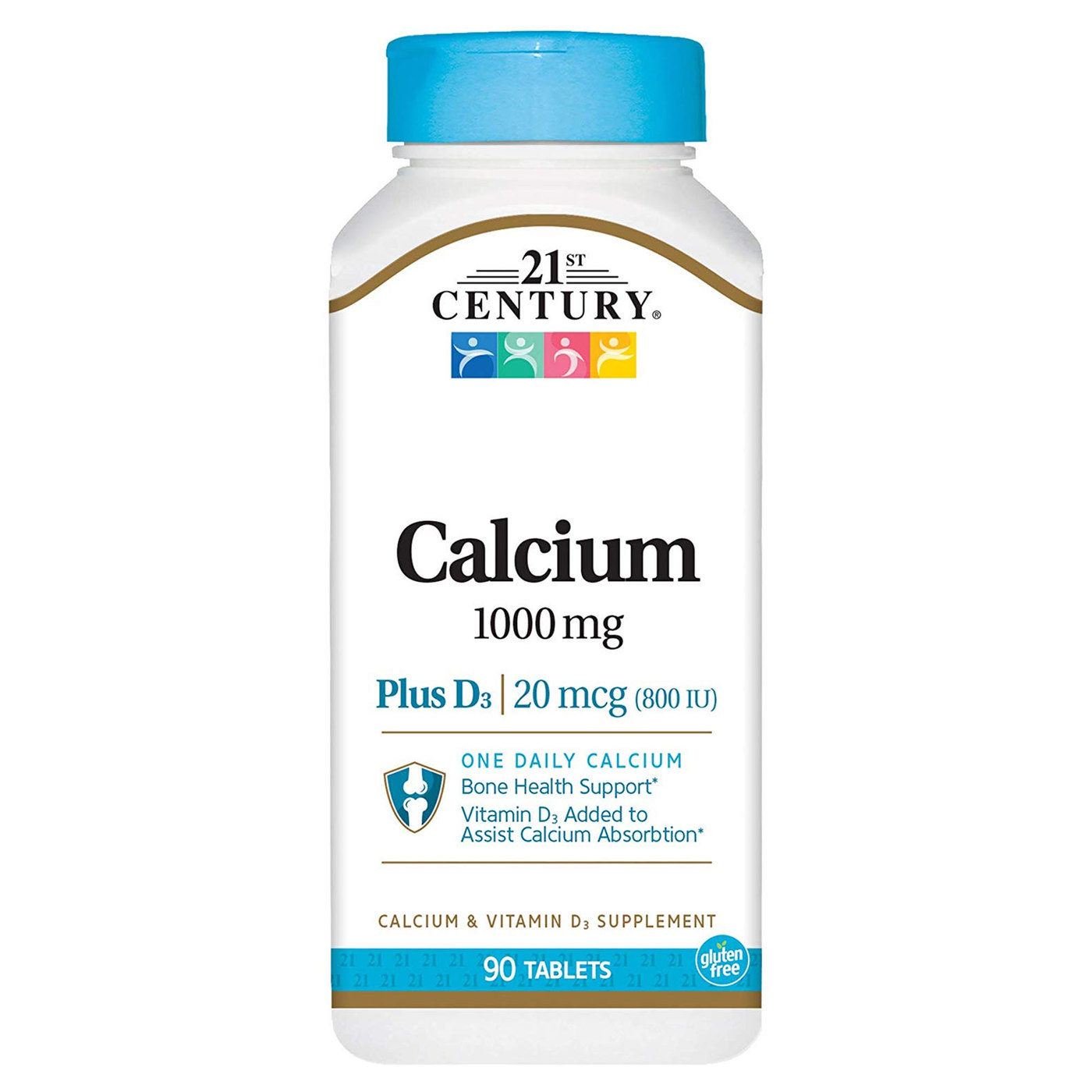 Comprar 21st Century Calcium Plus D3 - 1000 mg - 90 comprimidos