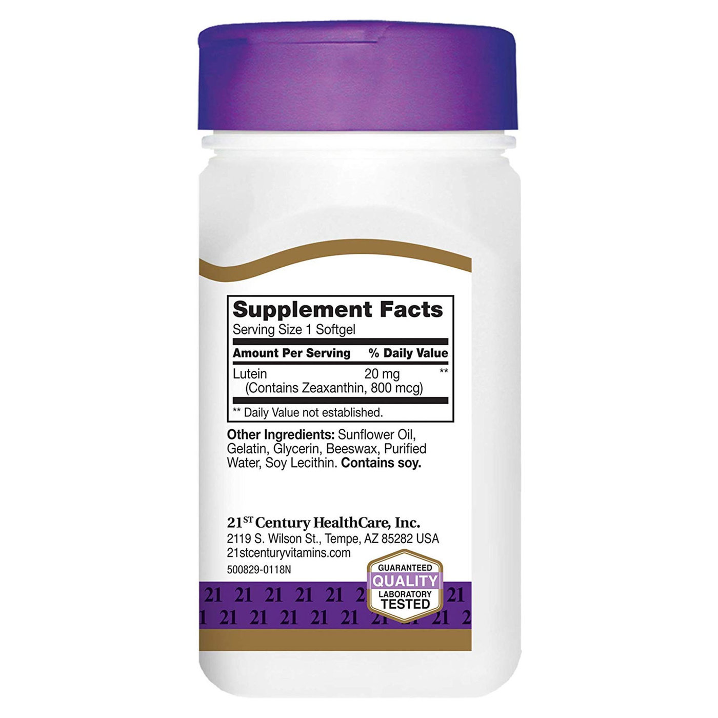 Comprar 21st Century, Luteína 20 mg - 60 Cápsulas em Gel - Imagem 2
