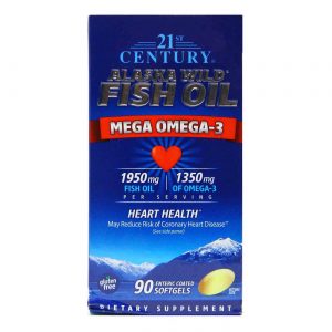 Comprar 21st Century Alaska Wild Óleo de Peixe, Revestimento entérico - 90 Cápsulas em Gel