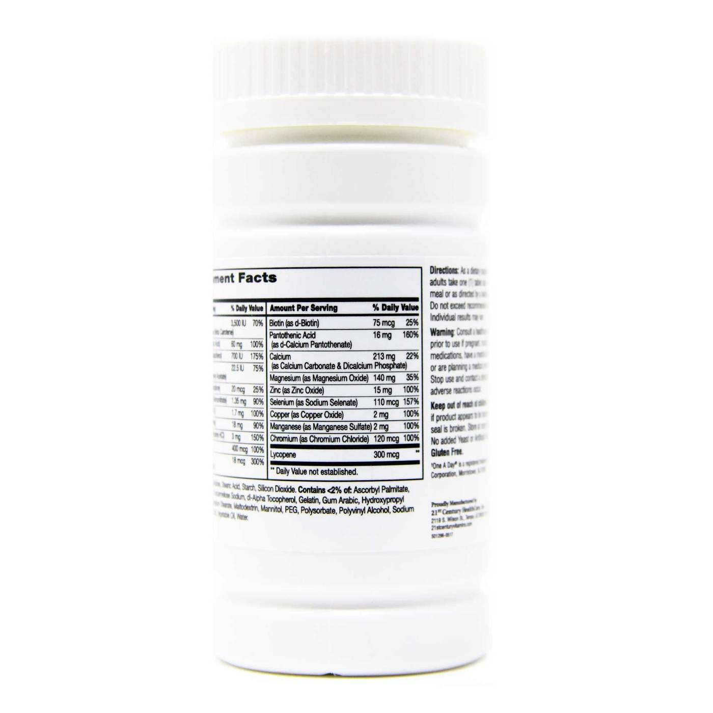 Comprar 21st Century, Multivitamínico One Daily™ Saúde do Homem - 100 Tabletes - Imagem 3