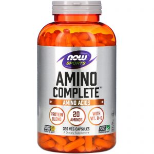 Comprar Now Foods, Esportes, Amino Complete, 360 Cápsulas Vegetais