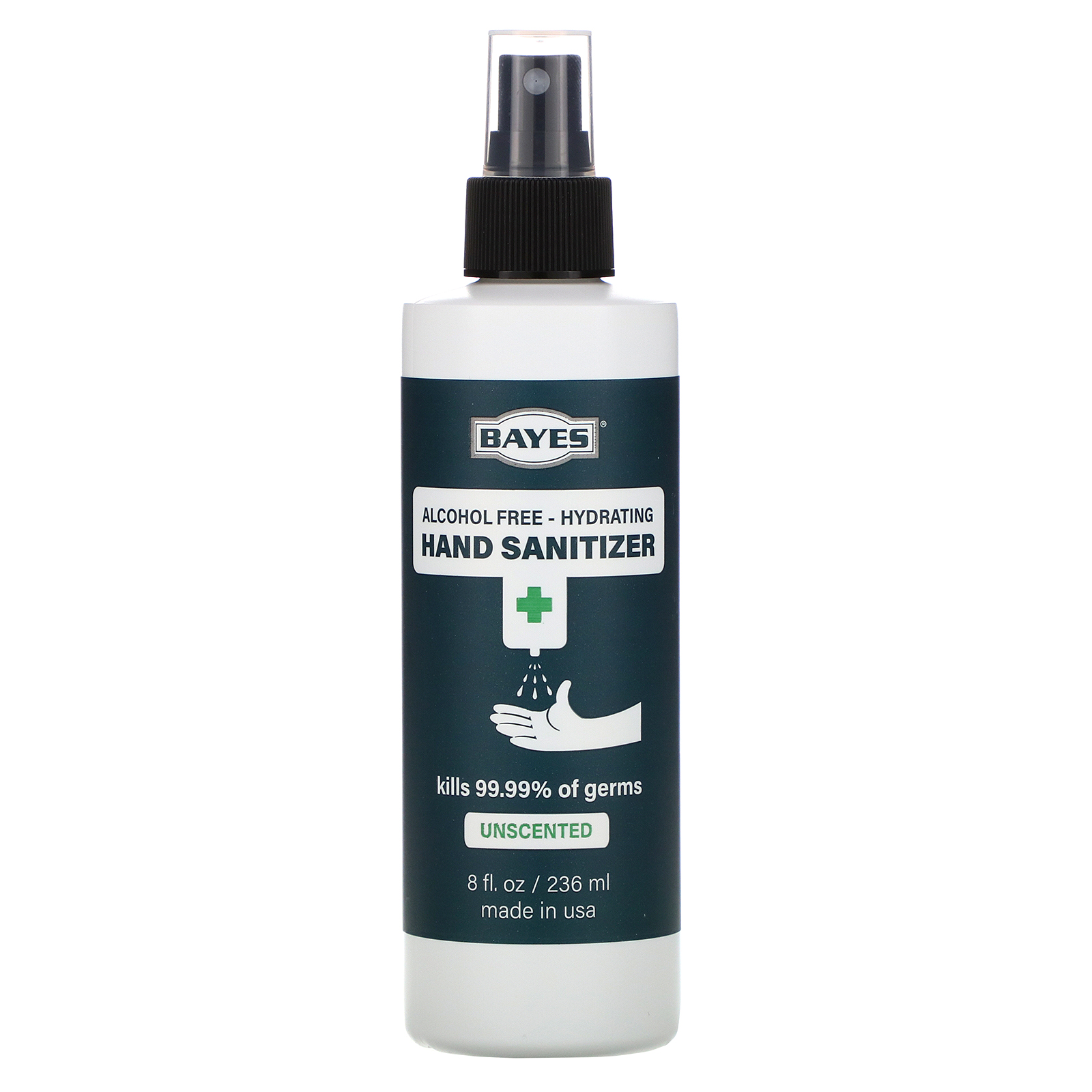 Comprar Bayes, Hand Sanitizer, Alcohol Free, Unscented, 8 fl oz (236 ml)