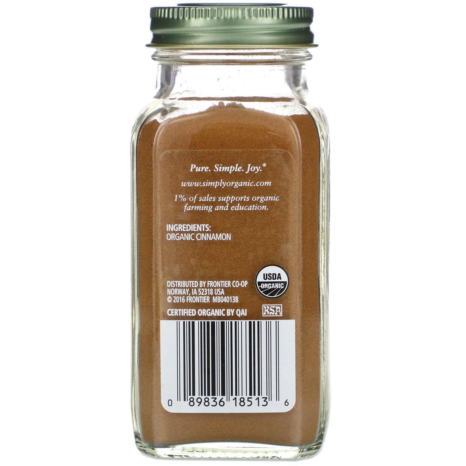 Comprar Simply Organic, Canela Vietnamita, 69 g (2,45 oz) - Imagem 2