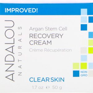 Comprar Andalou Naturals, Creme de Recuperação de Células Tronco de Argan, Pele Mais Clara, frasco de 1,7 oz (50 ml)