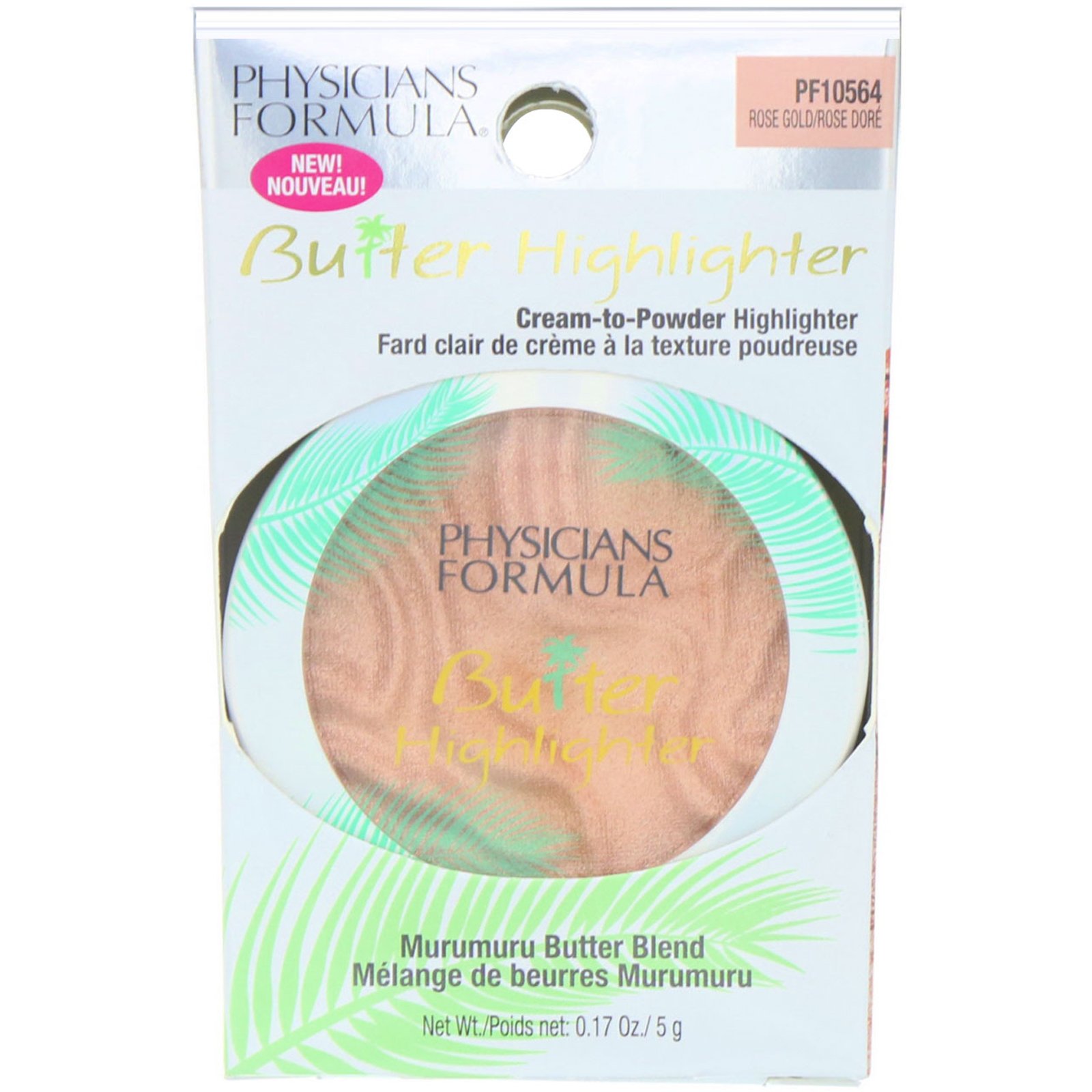 Comprar Physicians Formula, Marcador de manteiga, marcador creme a pó, ouro rosa, 0,17 oz (5 g) - Imagem 2
