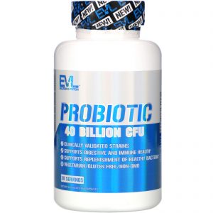 Comprar EVLution Nutrition, Probiotic, 40 Billion CFU, 60 Capsules