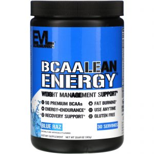 Comprar EVLution Nutrition, BCAA Lean Energy, Blue Raz, 318 g (11,2 oz)