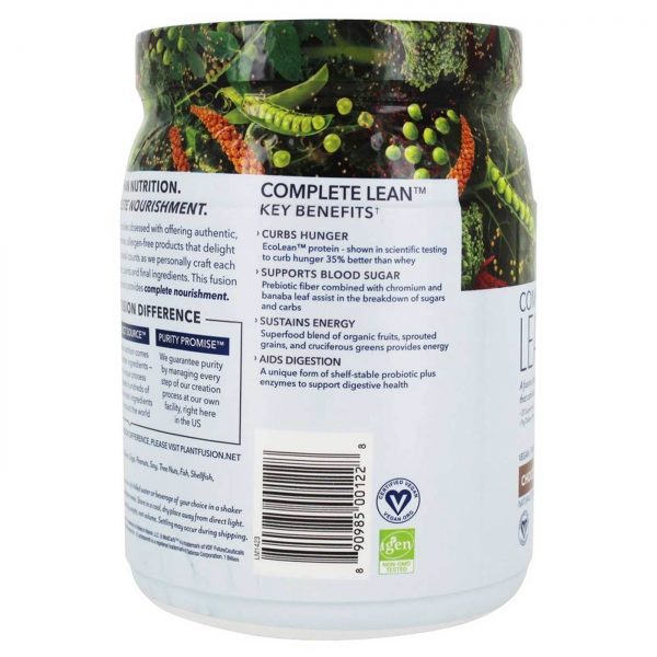 Comprar PlantFusion, Proteína Vegetal Integral Completa - Chocolate Brownie - 420 ml (14,82 oz) - Imagem 4