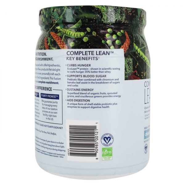 Comprar PlantFusion, Proteína Vegetal Complete Lean™, Baunilha - 420 g - Imagem 4