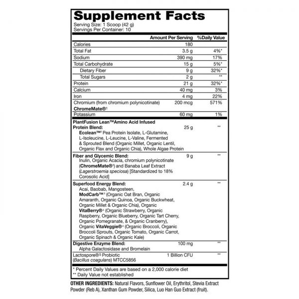 Comprar PlantFusion, Proteína Vegetal Complete Lean™, Baunilha - 420 g - Imagem 5