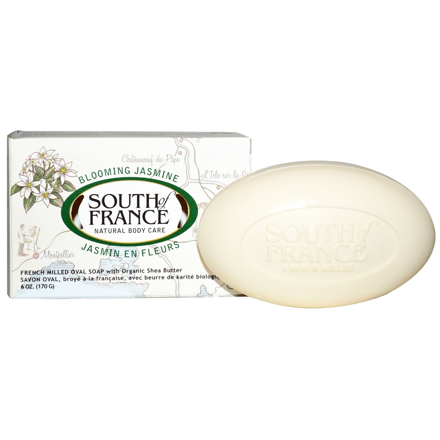 Comprar South Of France, Sabonete de Barra Oval, Jasmim Florescido - 170g